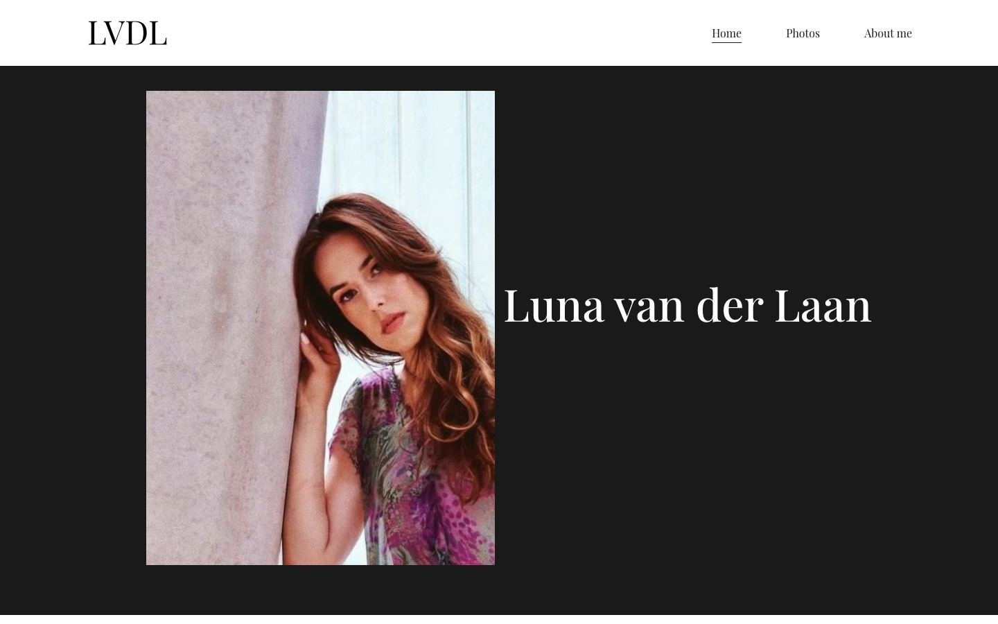 Luna van der Laan site screenshot